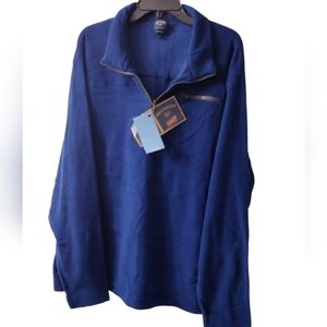 Bills‎ Khakis 1/2 Zip Blue Pullover Fleece Size Mens XXL NWT